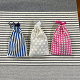 Little Bag O’ Anxiety Relief ~White Polka Dot